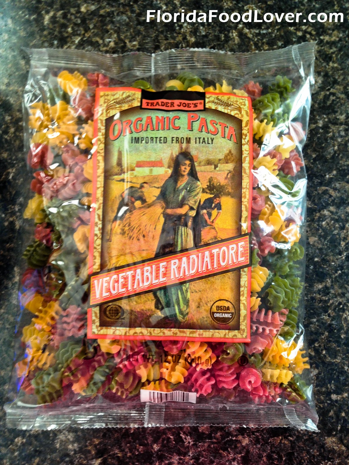 Florida Food Lover Vegetable Radiatore Pasta