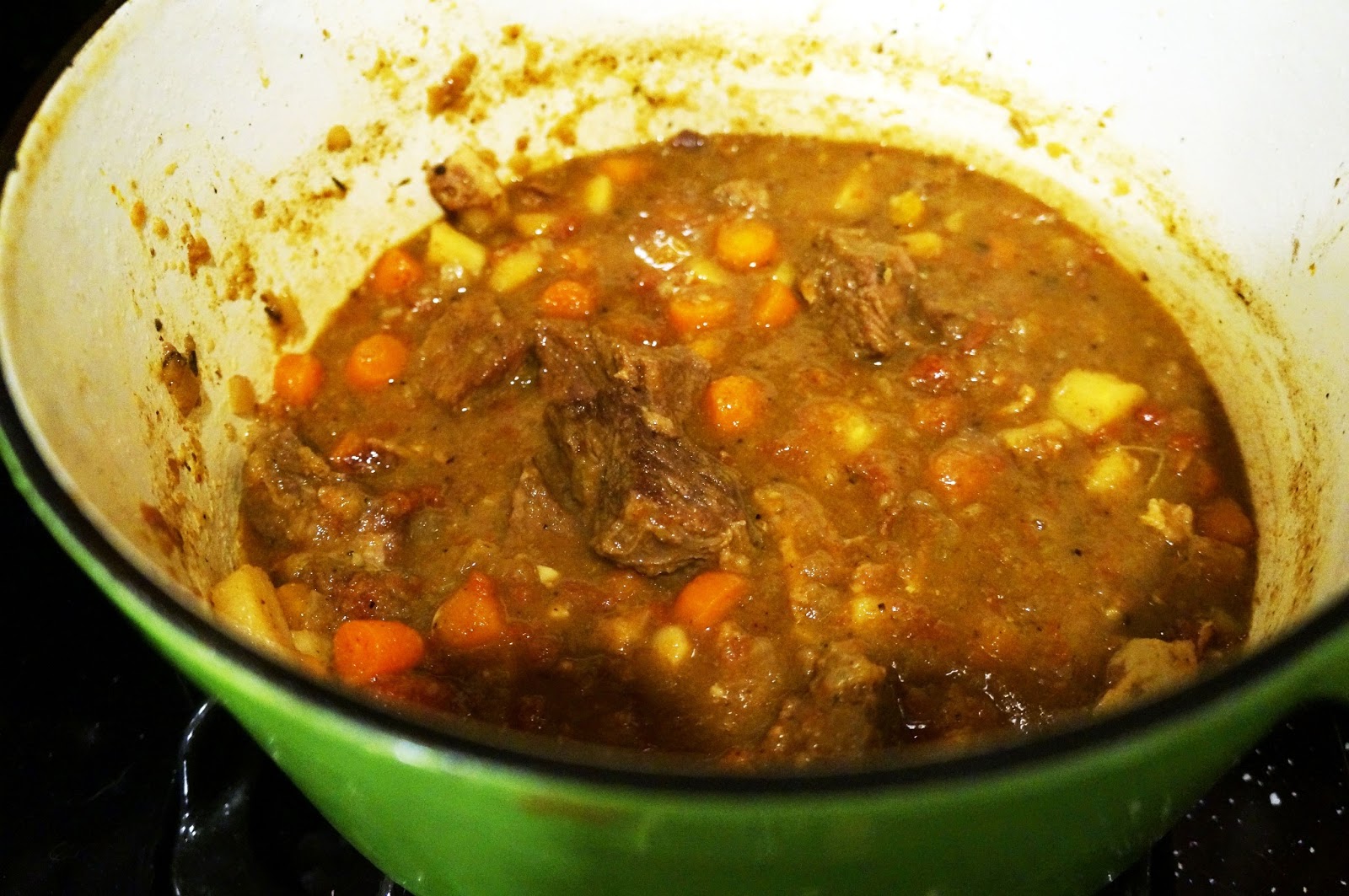 adorned abode archive Beef Stew with Cognac and Dijon Sauce