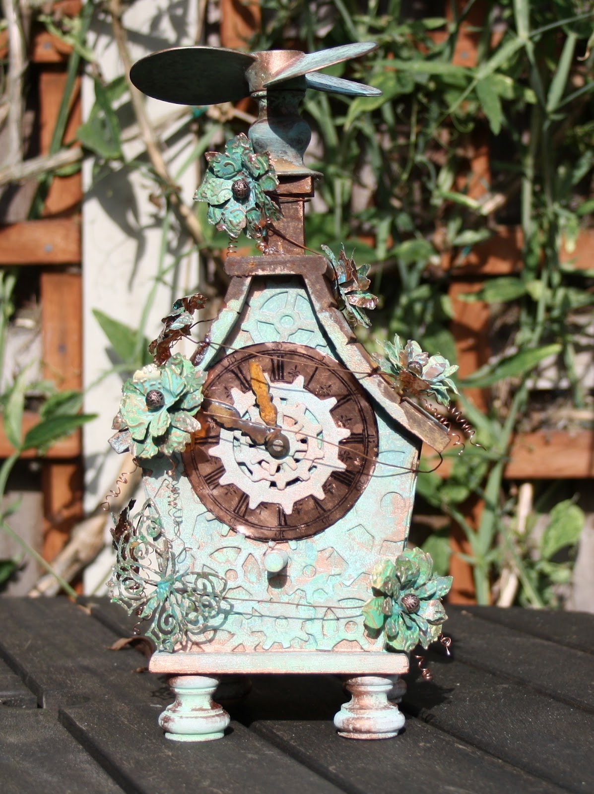 Carol Fox 2 mY wOrLd Steampunk Birdhouse