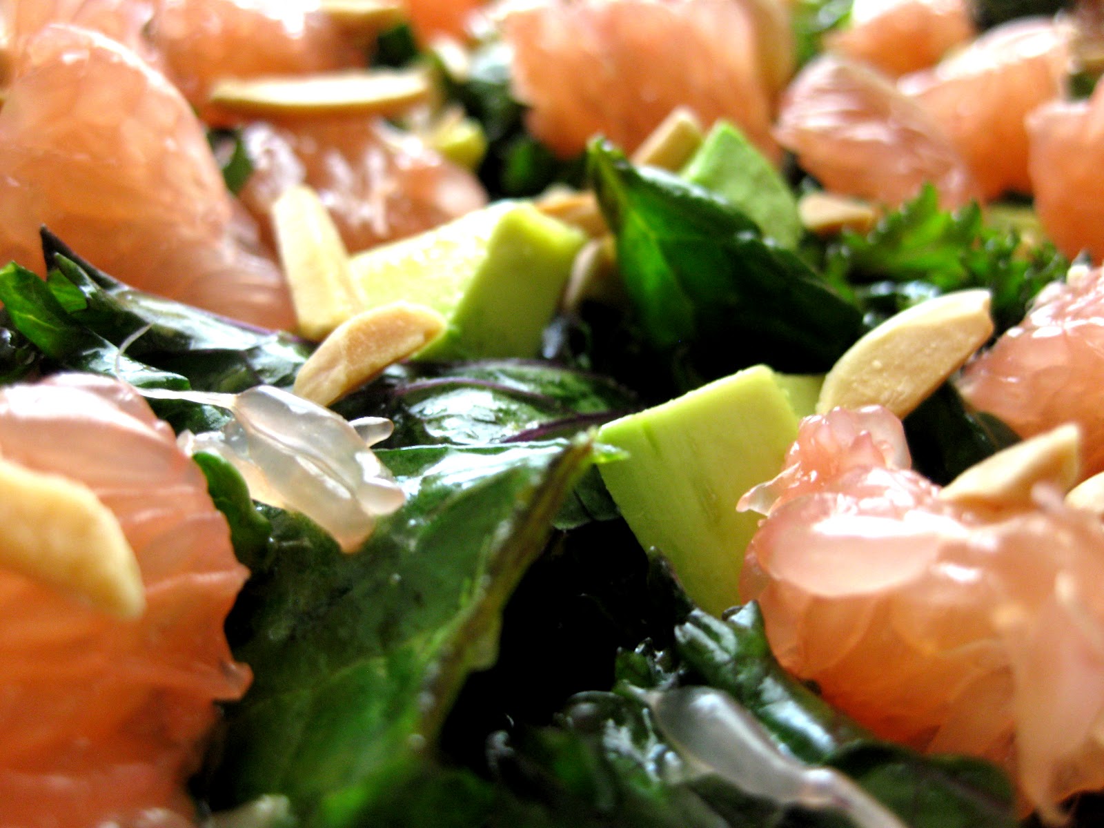 Delightfully Vegan RECIPE Wilted Kale Salad in GingerSoy Dressing