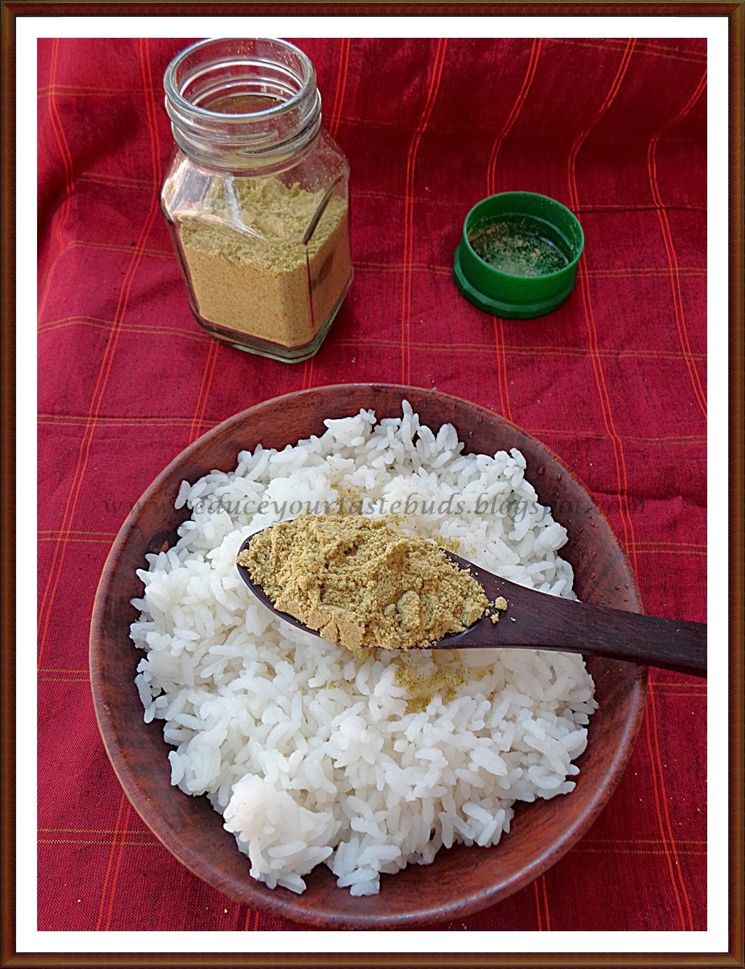 Vallarai Paruppu Podi for CCC Seduce Your Tastebuds...