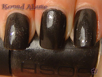 Gosh 553 Black Passion Swatch