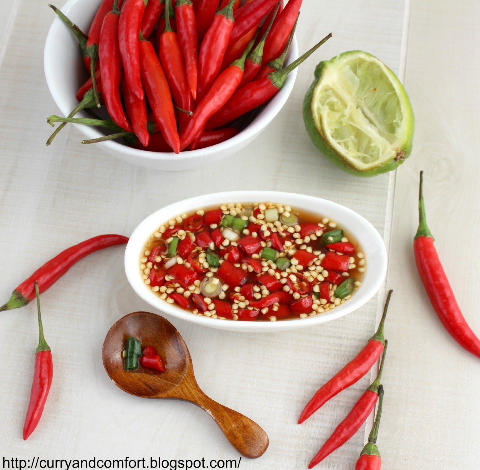 Kitchen Simmer Thai Nam Prik Pla (Thai Fresh Chili Sauce/Condiment)