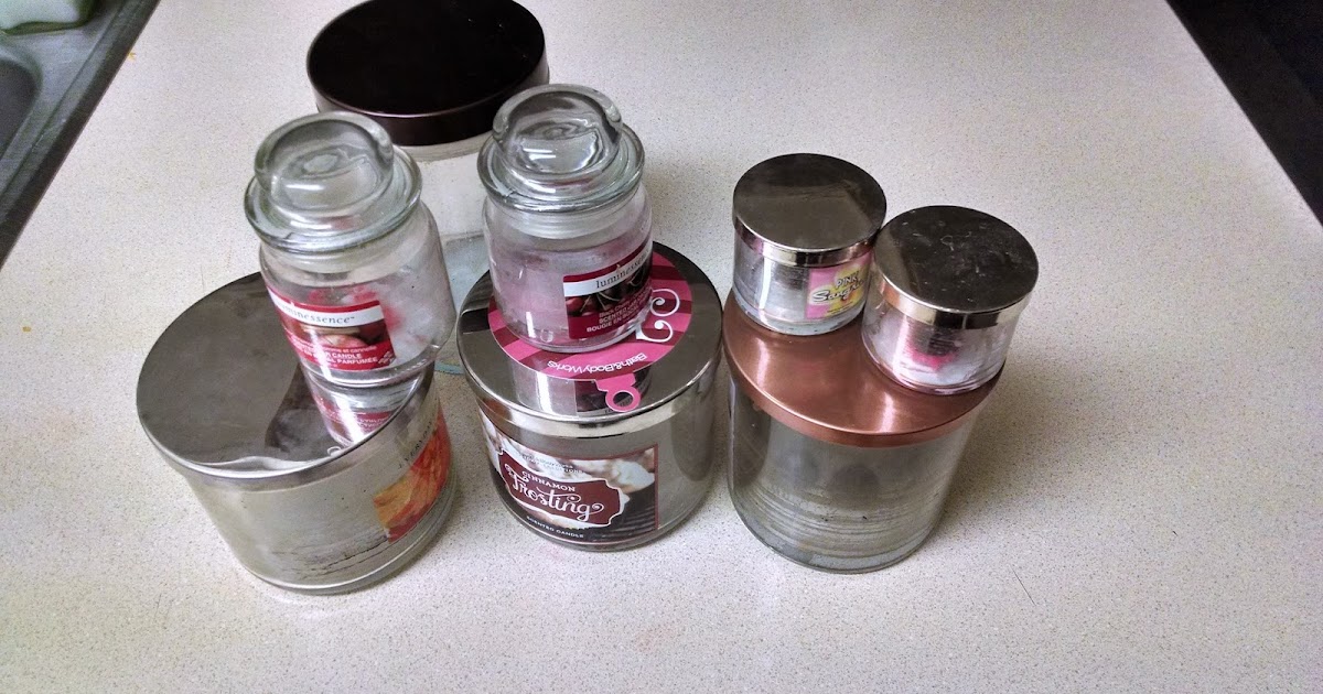 Sprinkles & Glitter Recycling Candle Jars