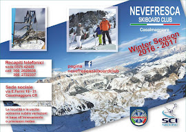 Volantino Nevefresca Skiboard Club 2016/2017