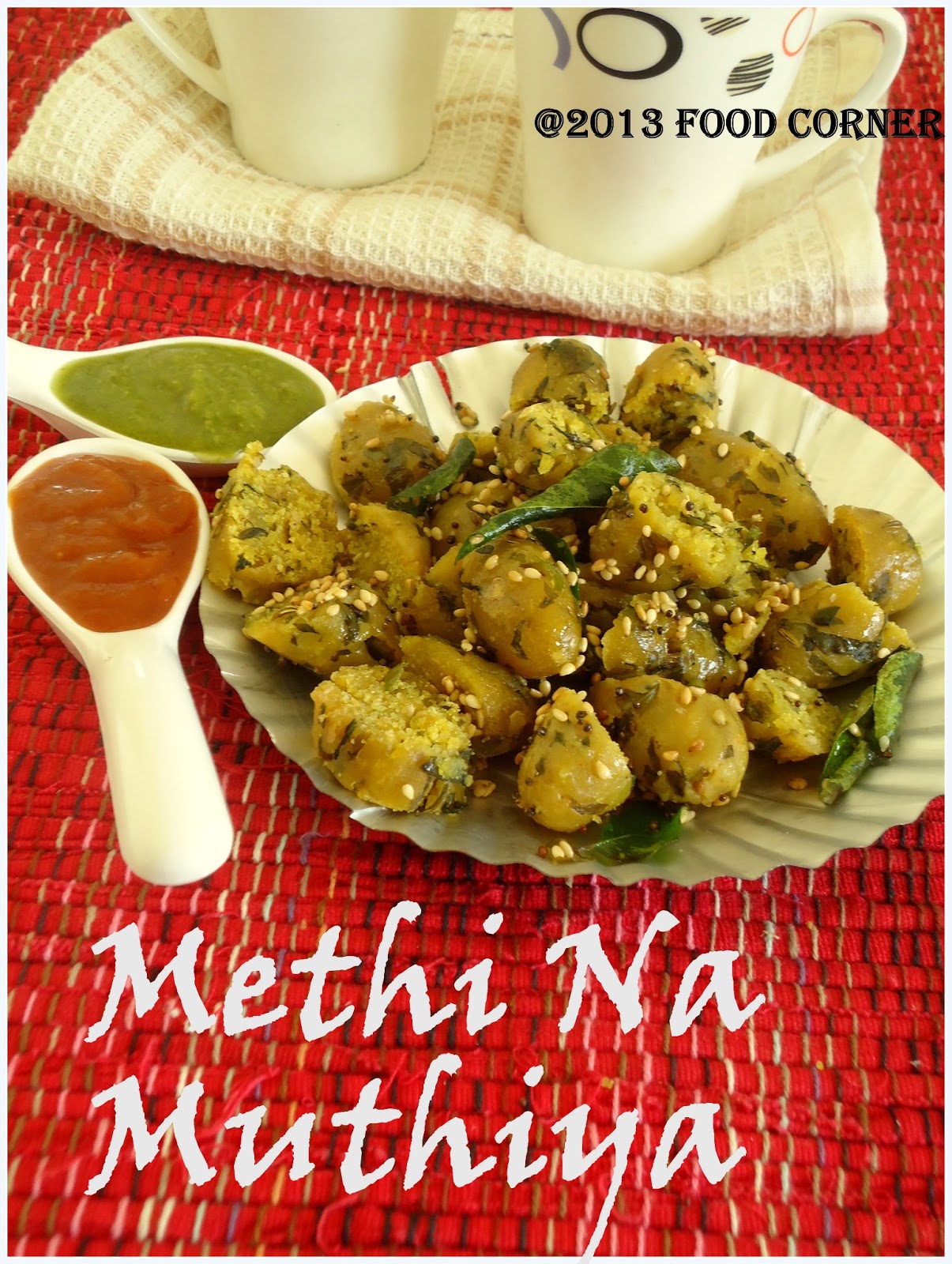 Methi Muthiya Recipe Methi Na Muthiya In Tangy Gravy Kiran's Food
