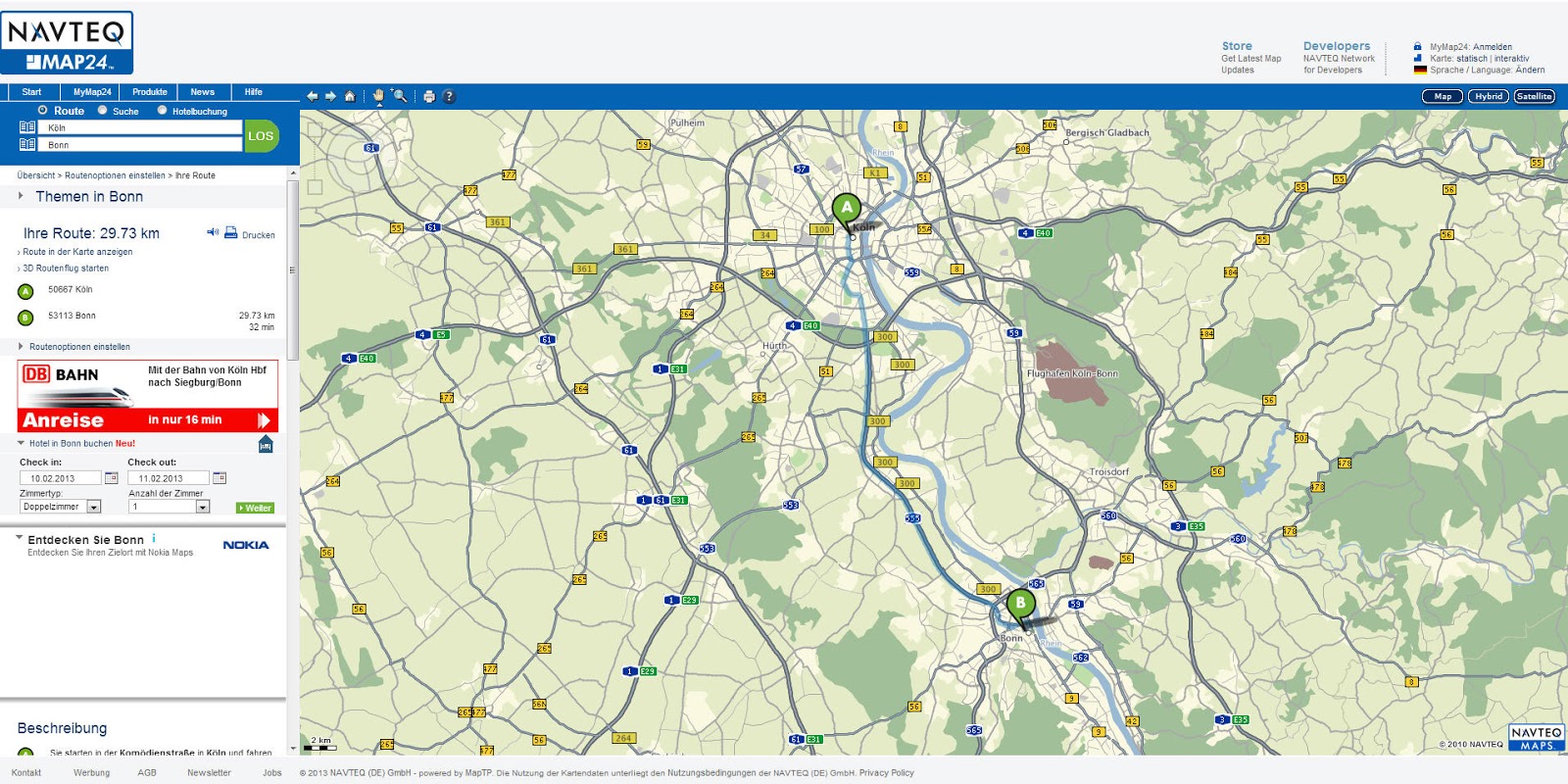Landkartenblog: Map24 mit 3D-Karten und Routenplaner wieder entdeckt!