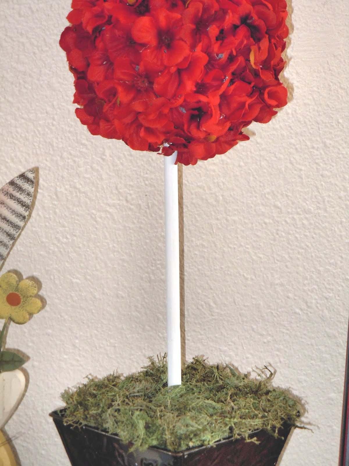 DIY Flower Topiary Naturally Creative Mama