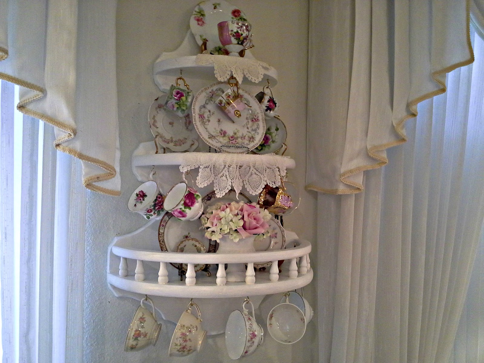 Penny's Vintage Home Tea Cup Shelf