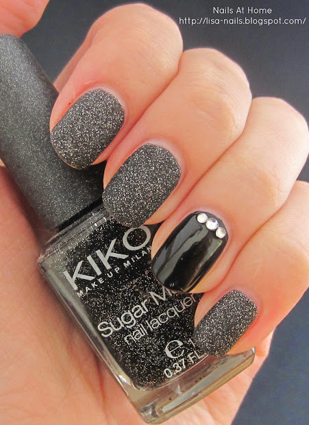 simple rhinestones nail art - nails