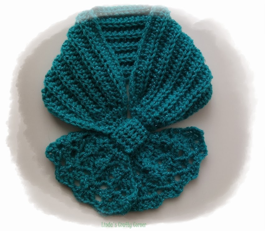.Linda's Crafty Corner Bow knot scarves