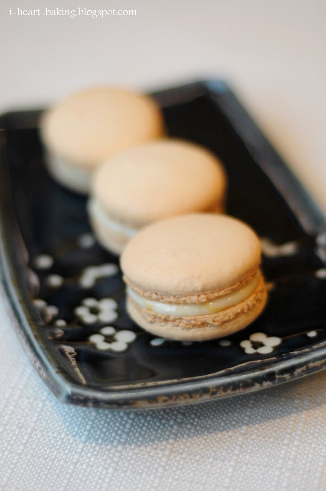 i heart baking! lemon cream cheese macarons, and whipped chocolate