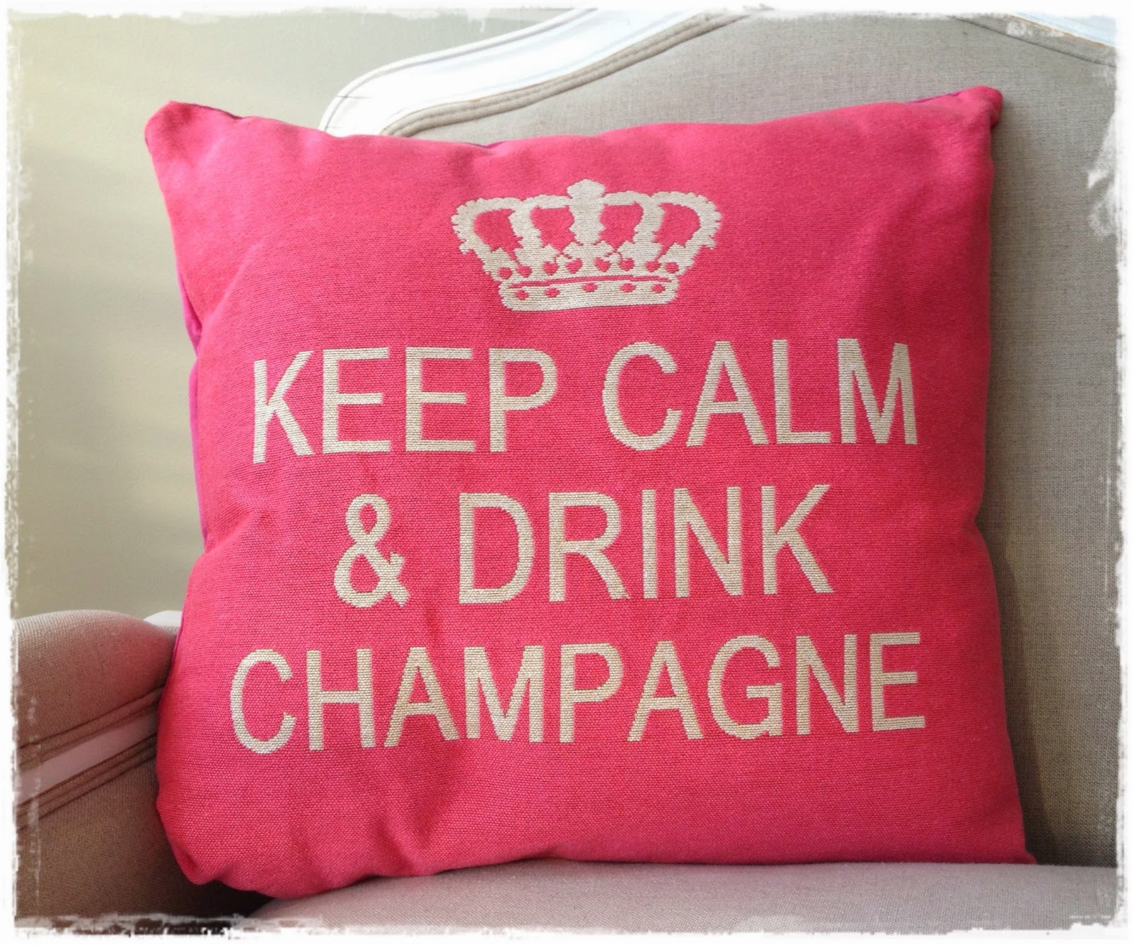 Blommiga Rutan KEEP CALM & DRINK CHAMPAGNE