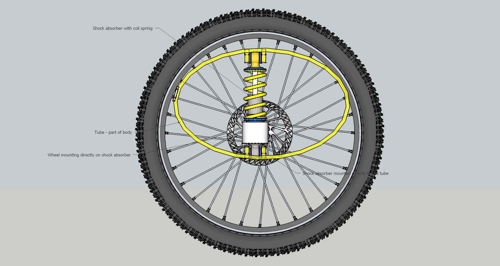 Coupe4kw aero The invention of the new suspension type