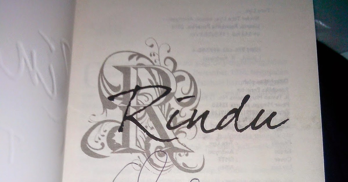 mine Resensi novel RINDU by tere liye