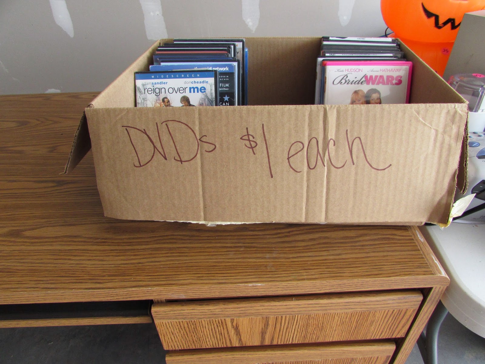 She Builds Her Home Garage Sale Prep