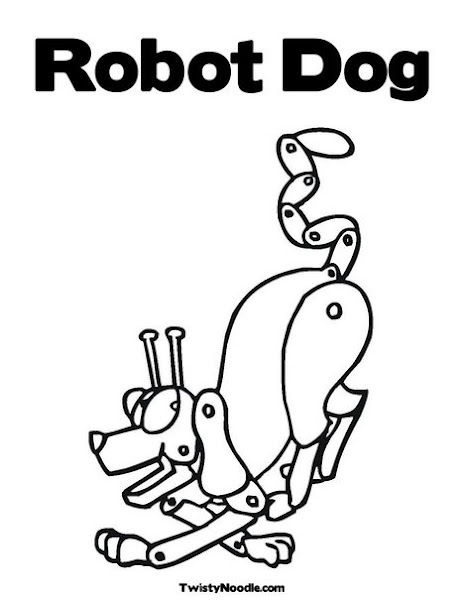 Robot Dog Coloring Pages
