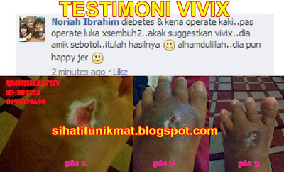 vivix- testimoni pesakit diabetes (kencing manis)