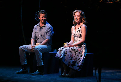 Will Chase and Laura Osnes in Pipe Dream at Encores! (photos by Ari Mintz)