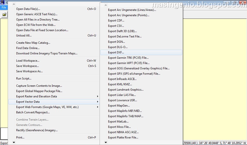 free converter for dxf to kmz or kml