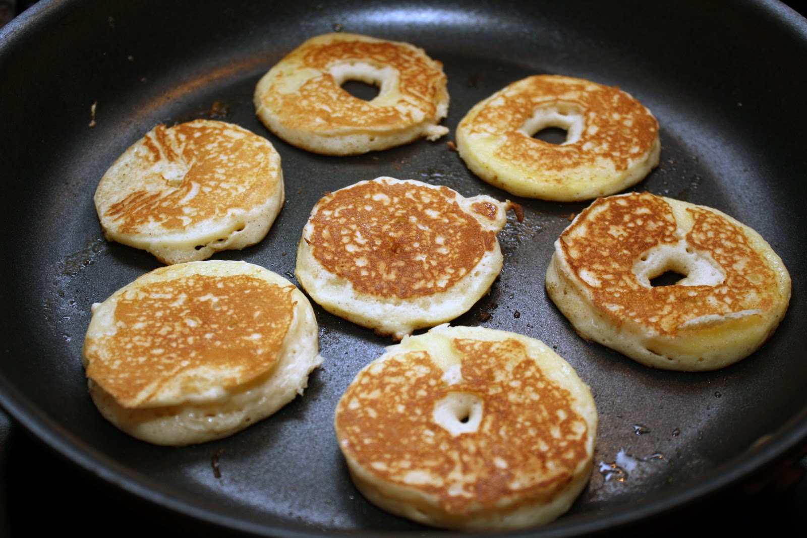 more than 9 to 5...my life as "Mom" Apple Pancake Rings