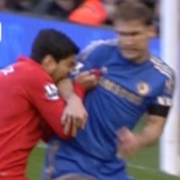 Think Akwa Ibom! Football Liverpool player, Suarez bites opponent's