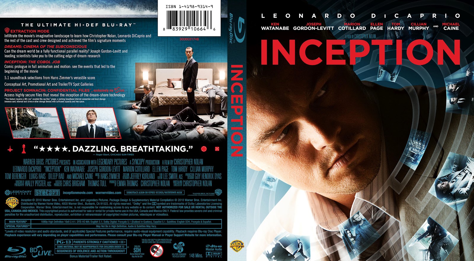 Inception Dvd Disk Cover