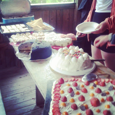 Skolavslutning och skidåkning Avslutning