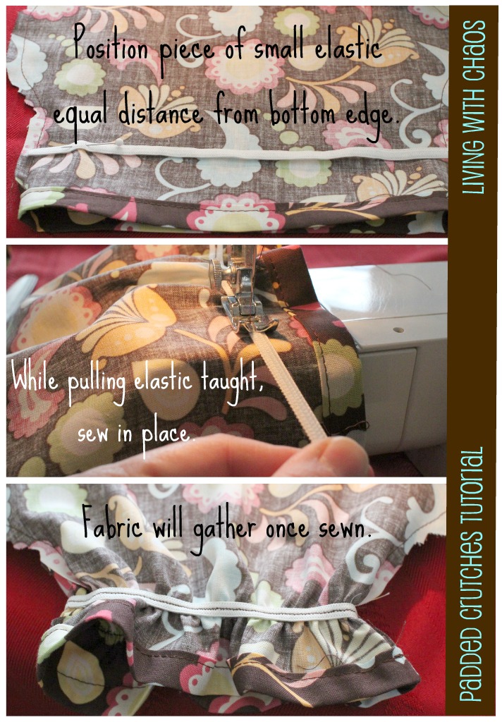 Living with Chaos {DIY} Padded Crutches Tutorial