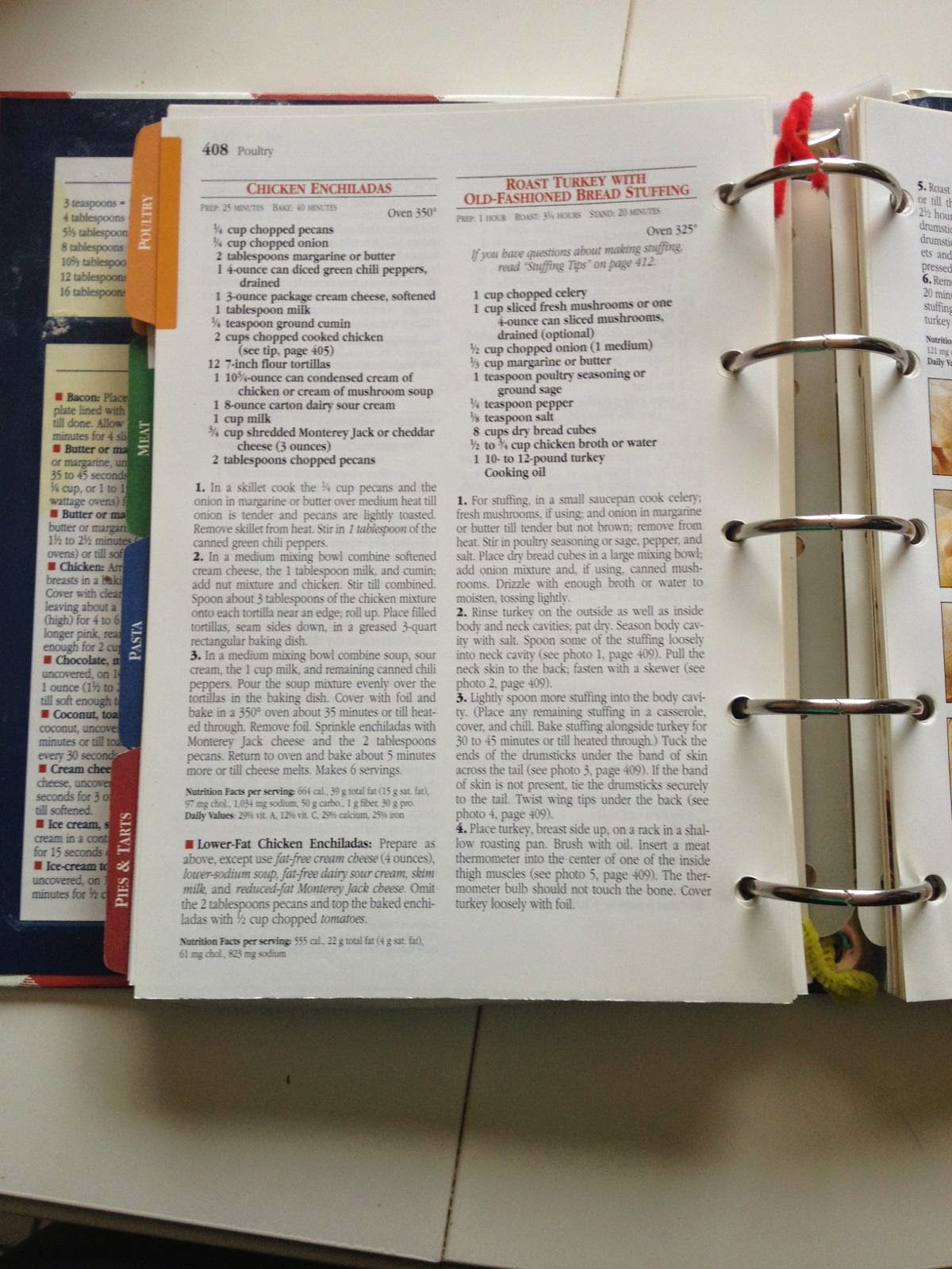 Mae's Cookbook Betty Crocker's Creamy Chicken Enchiladas