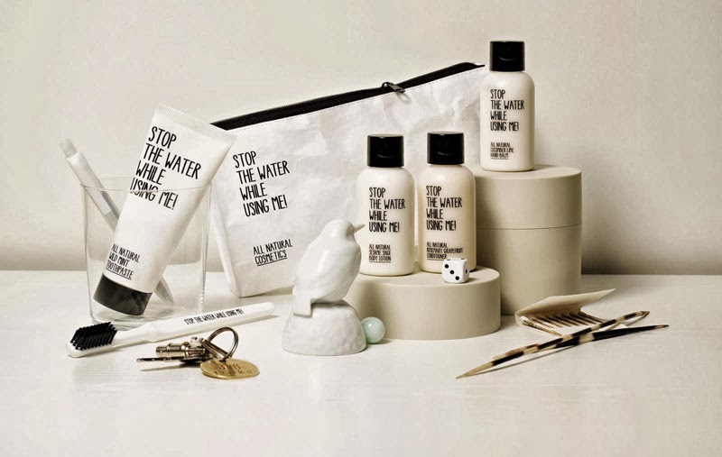 packaging de The stop the water while using me!