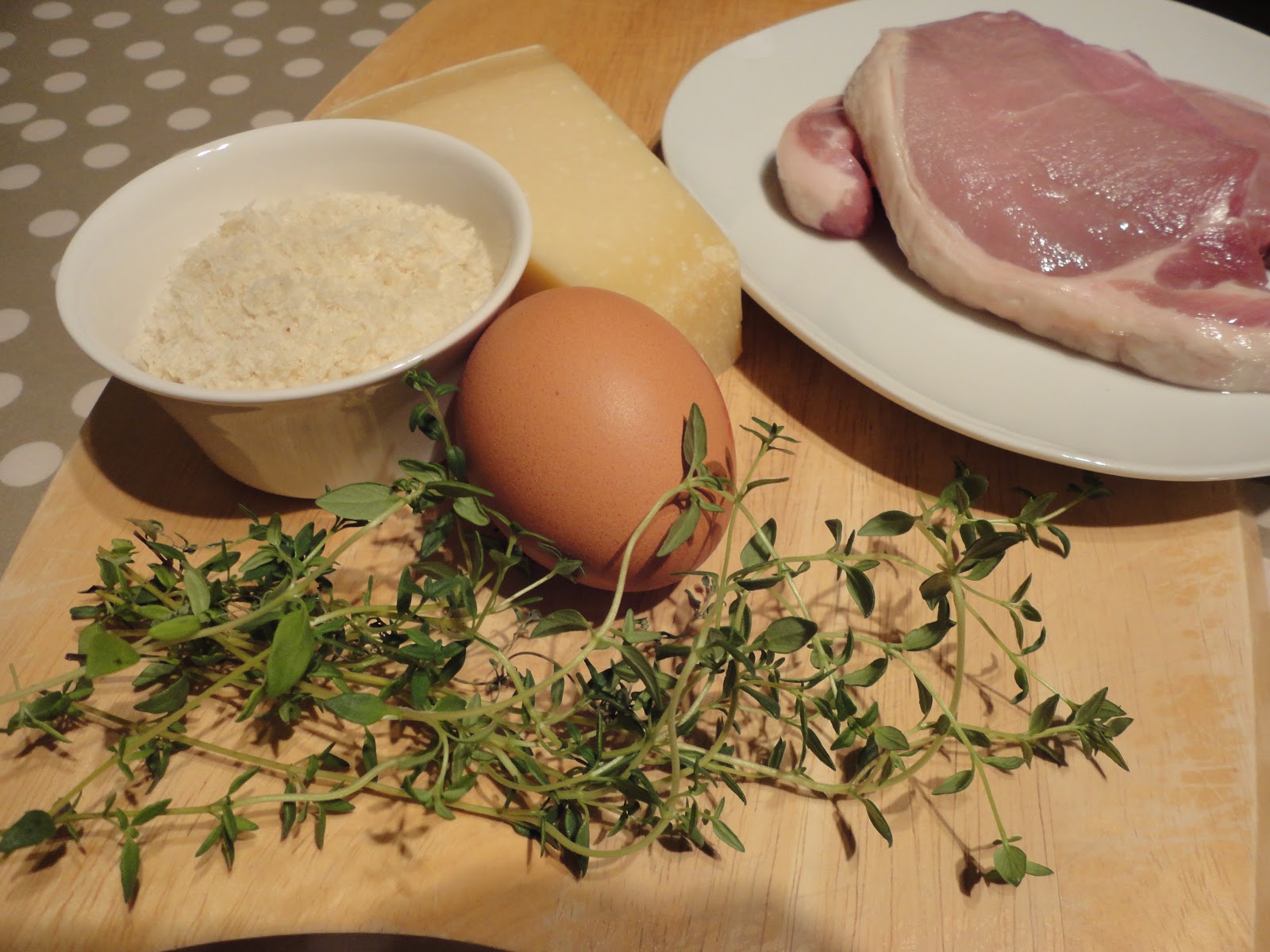 Babaduck Parmesan and Thyme Crusted Pork