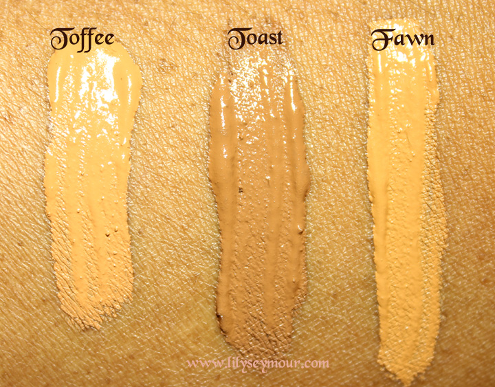 LA Girl Pro Concealers in Toffee, Fawn & Toast