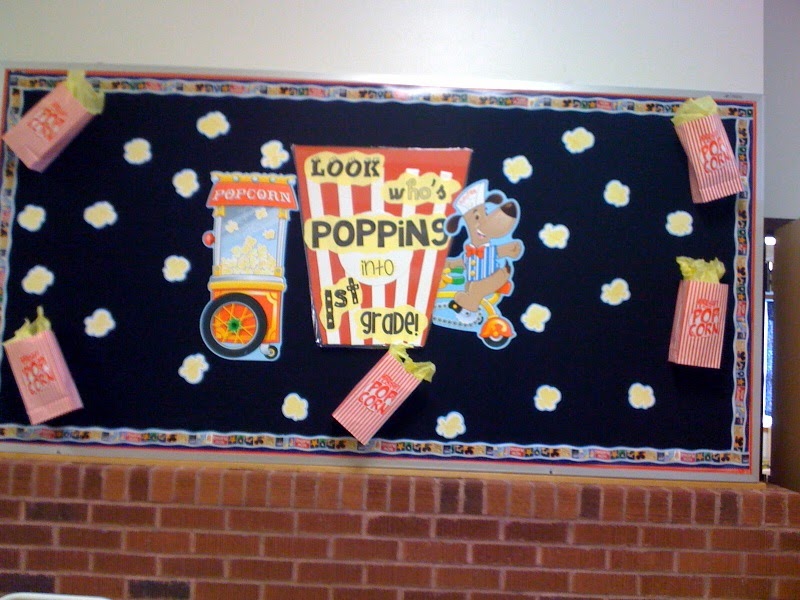 Ed Link First Grade Poppin' Popcorn (bulletin board)