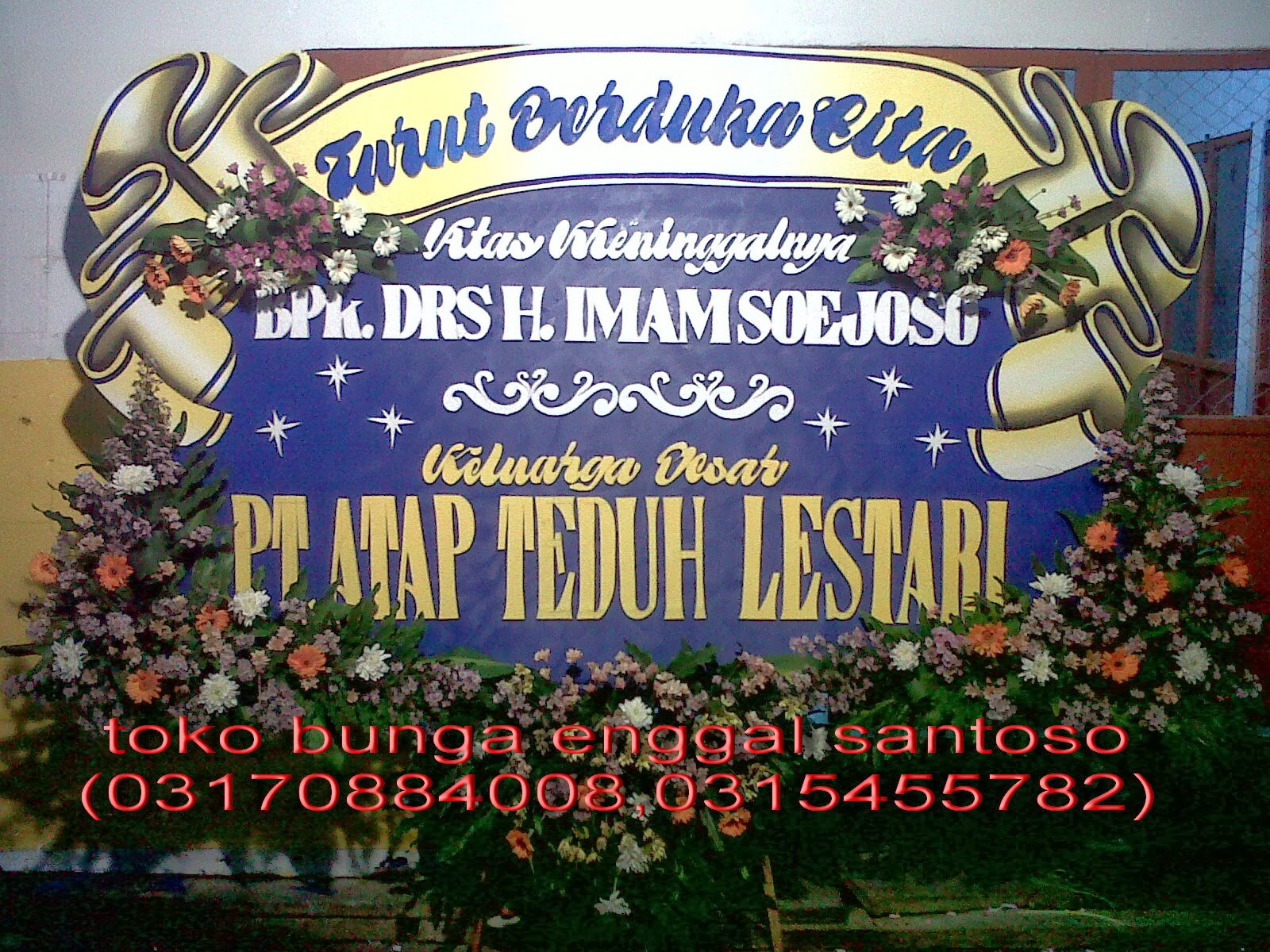toko bunga gresik 085733331108 bunga papan ucapan bela