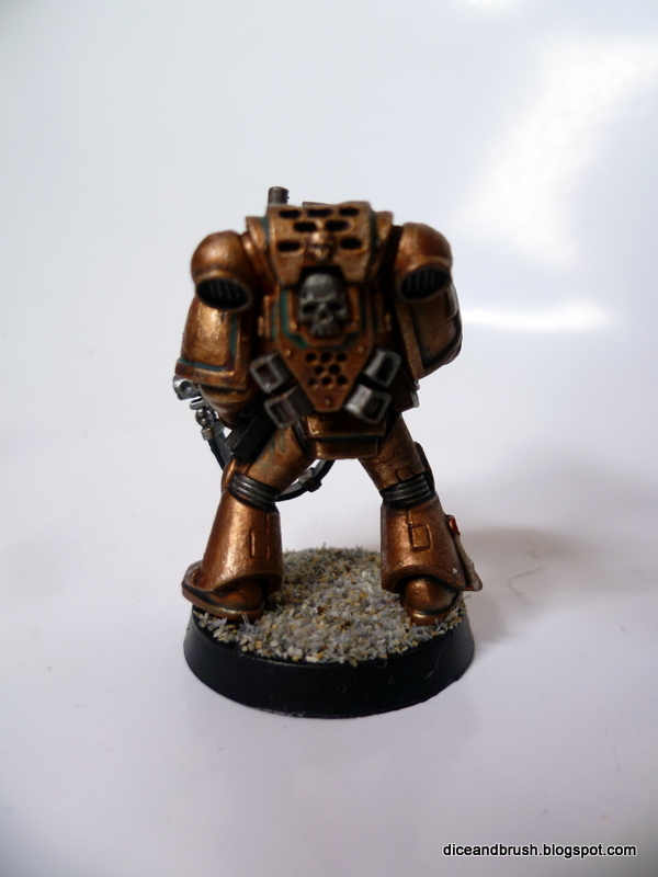 Dice and Brush Wh40k Minotaurs Test Model