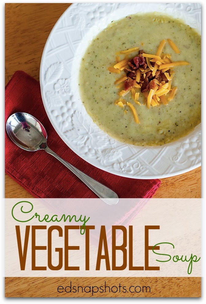 Creamy Vegetable Soup Recipe image | Everyday Snapshots