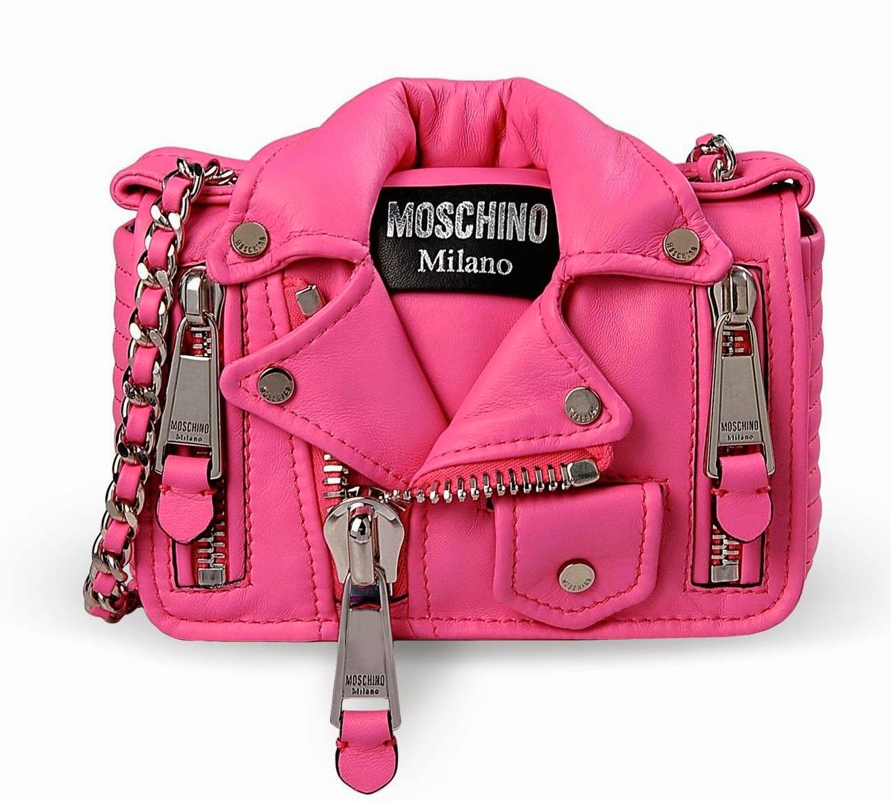 Neo LUXuries MOSCHINO Biker Leather Jacket Bag