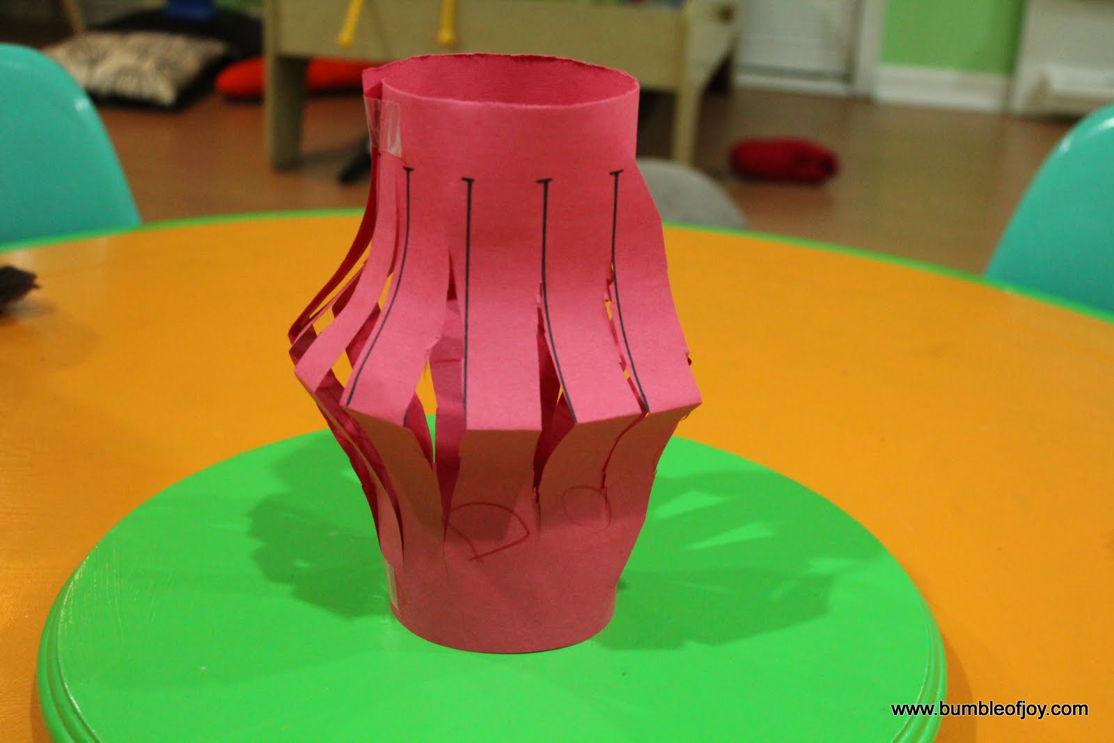 bumble of joy DIY Red Paper Lanterns for CNY