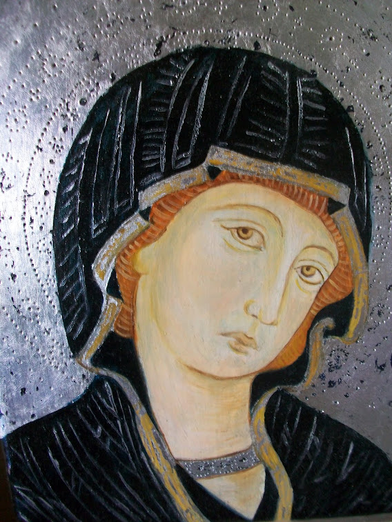 Icona Sacra riproduzione madonna di crevole duccio da boninsegna