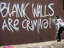 Blank Graffiti Wall