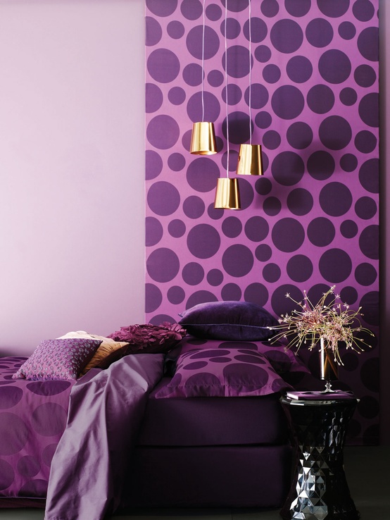 Fotos de dormitorios morados violetas lilas ideas para decorar ... Recamara de ninas color lila