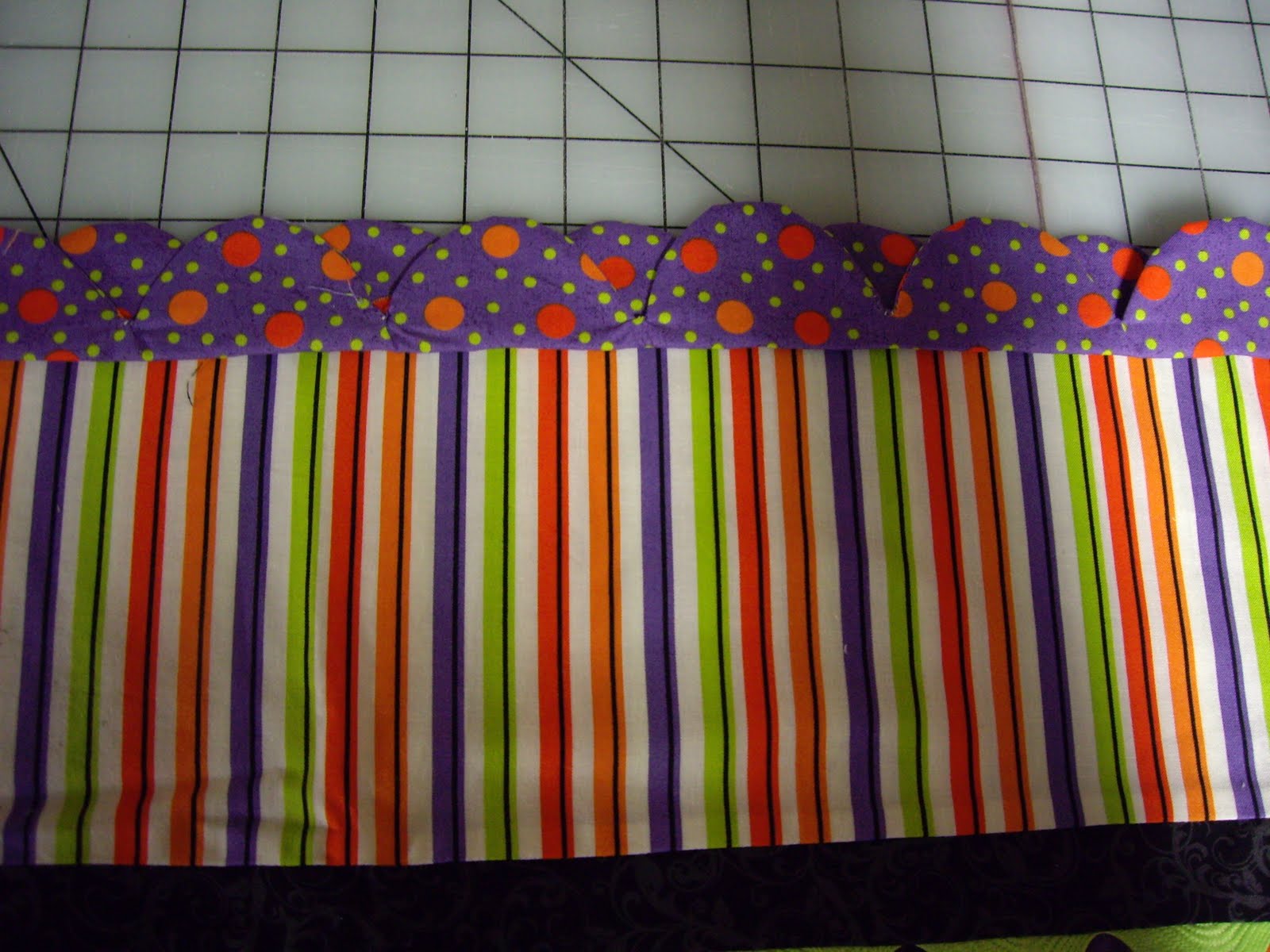 Material Girls Quilts Scalloped ruler tutorial