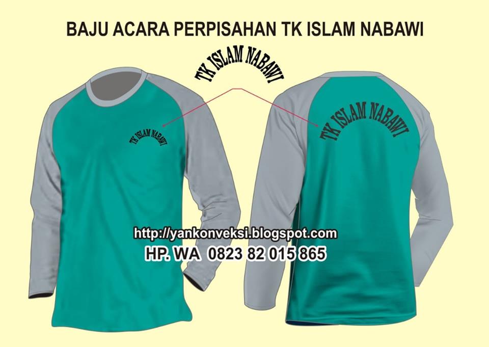 BAJU KAOS ACARA PERPISAHAN TK