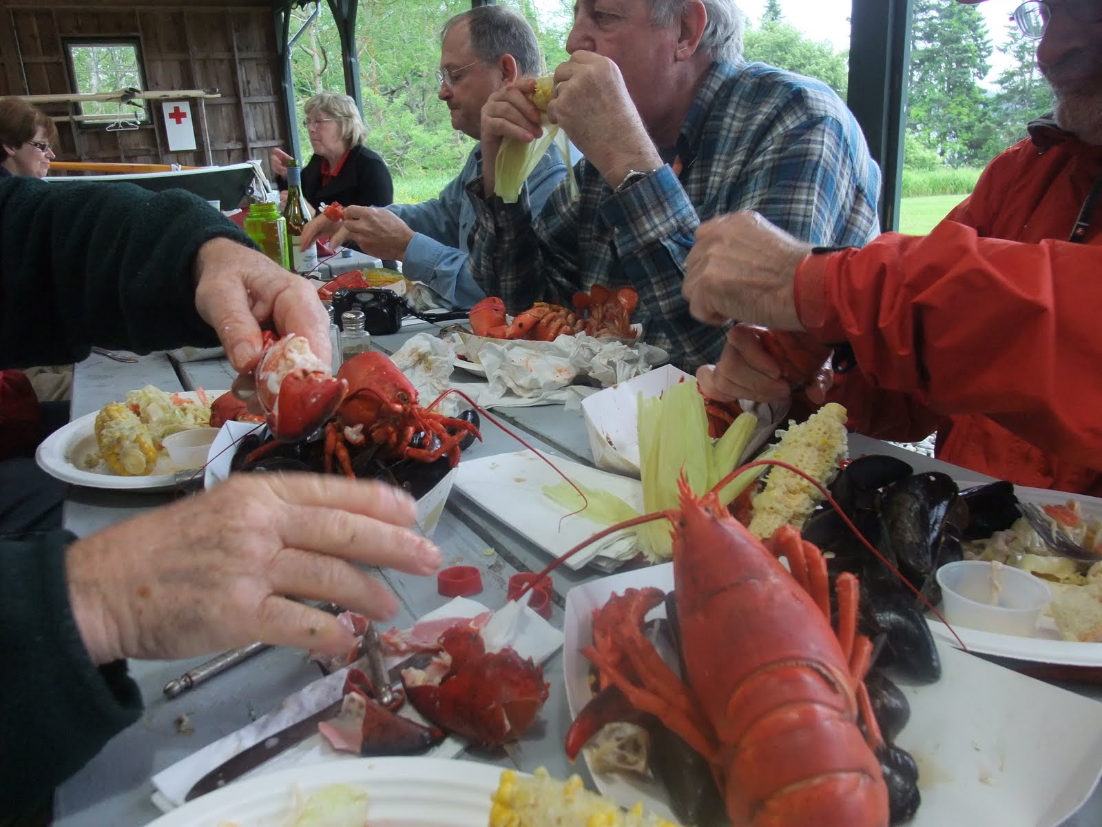 Postcards from JR and Christa Building a Boat at the WoodenBoat School