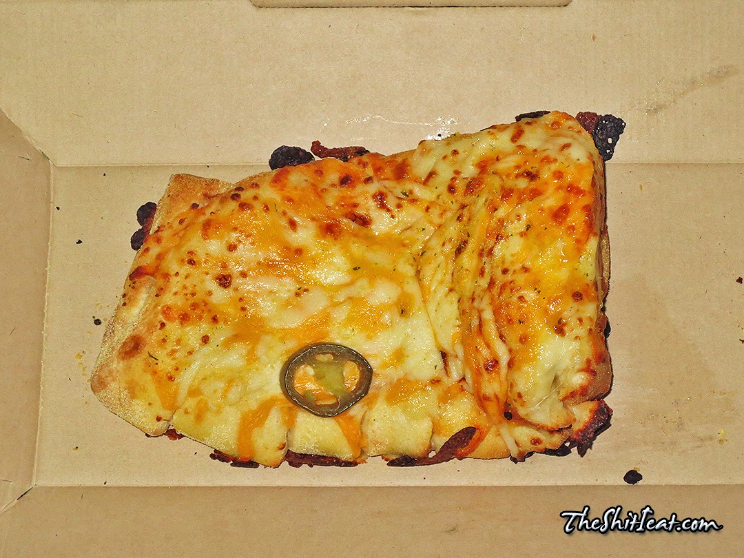 The Shit I Eat Domino's Bacon and Jalapeno Stuffed Cheesy Bread