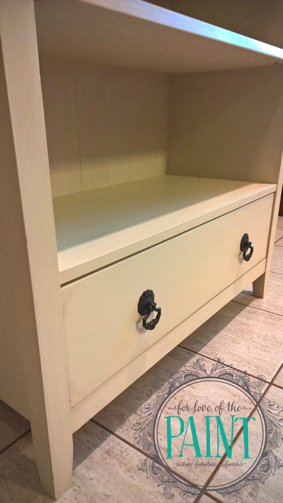 For Love of the Paint Before and After Pine Bookcase