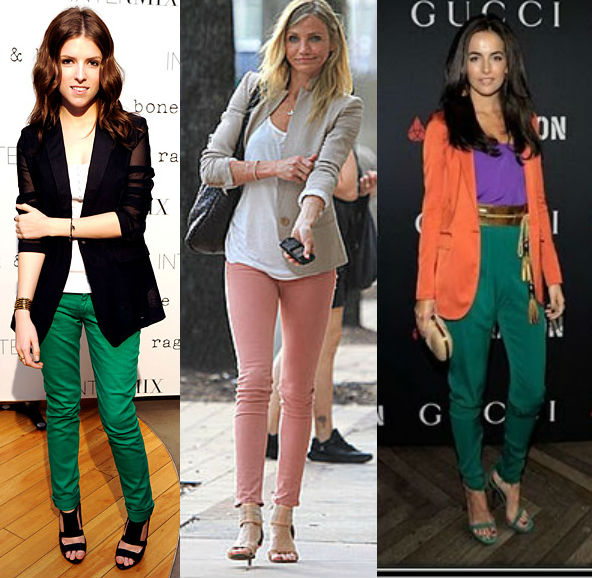 Coloured Pants