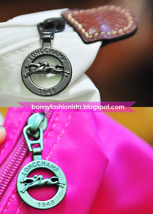Bonny Fashionista Spot The Difference The Fake and Authentic Longchamp Le Pliage