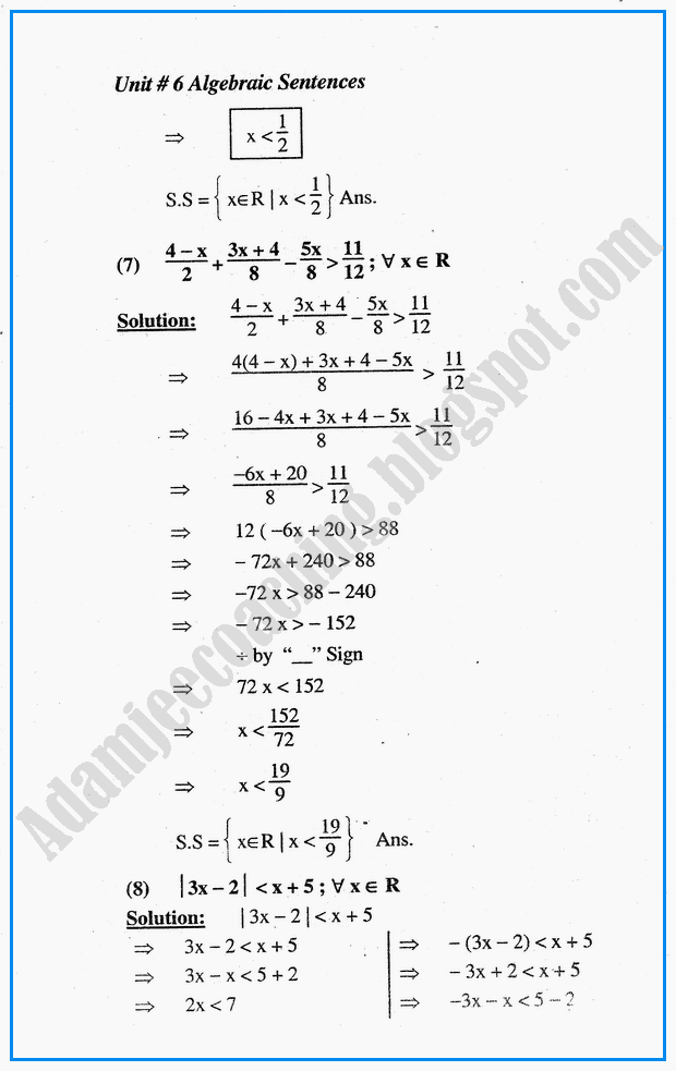 algebraic-sentences-exercise-6-5-mathematics-10th